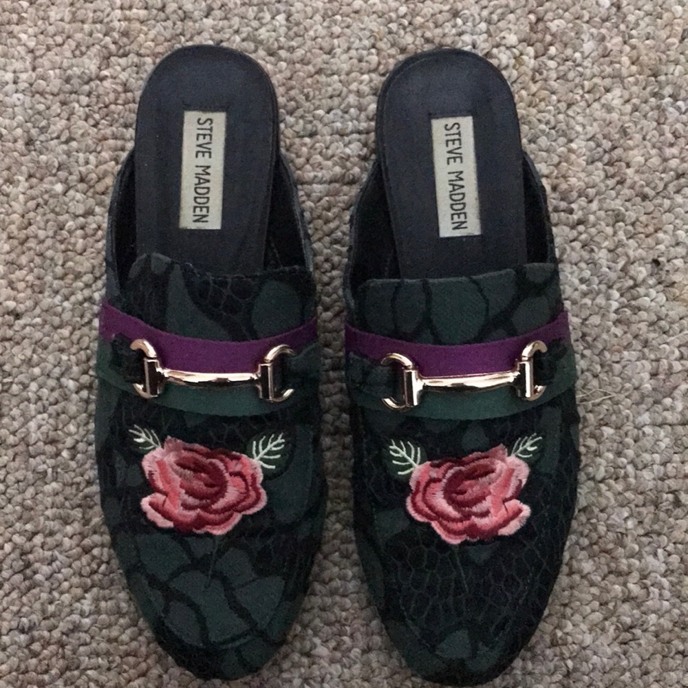 Steve Madden Kandi Mule Size 7 Floral